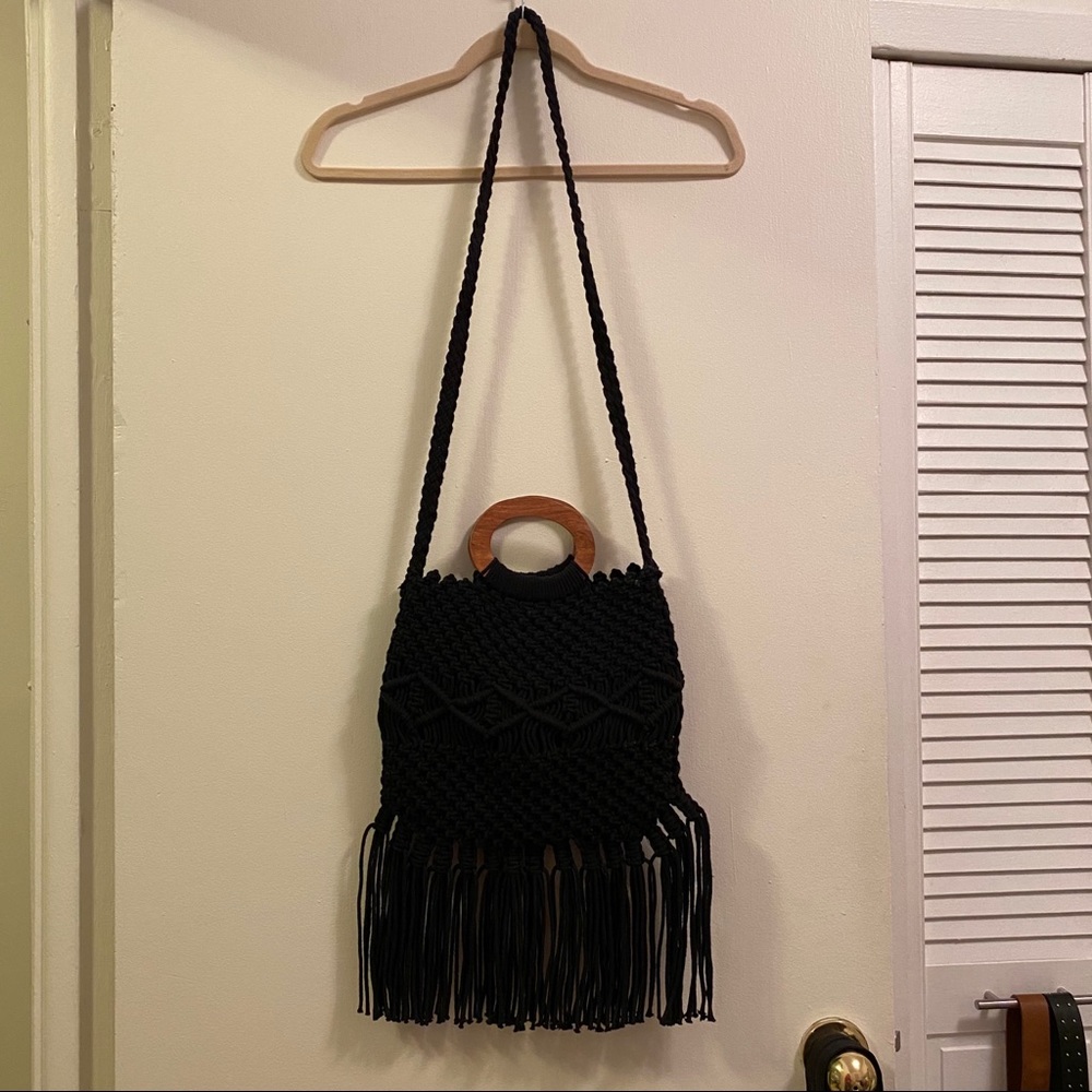 Crochet Cross Body Bag